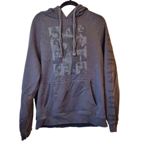 Taylor Swift Unisex Washed Black The Eras Tour Hoodie Size M - Picture 1 of 9